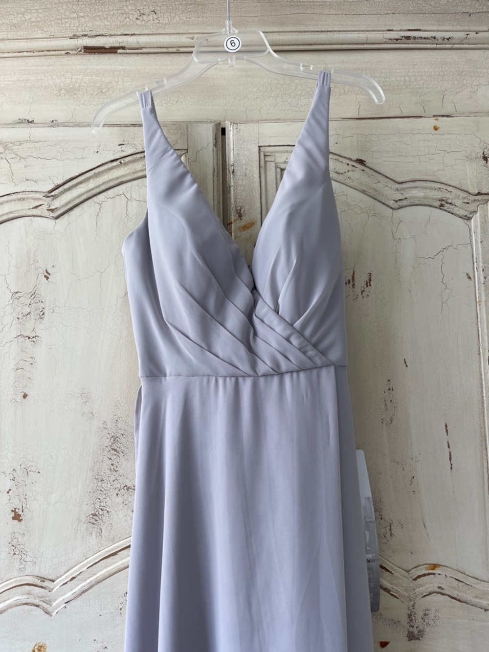 Mori Lee V-Neck Maxi Dress